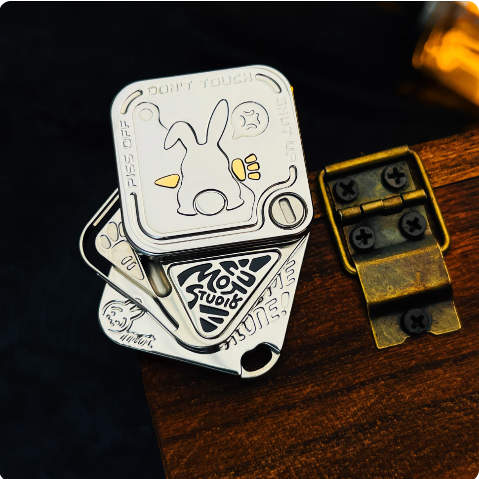 Snap fingers (silver)-SS+TI