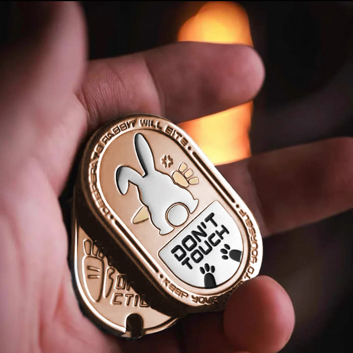 Angry Rabbit - Rose Gold