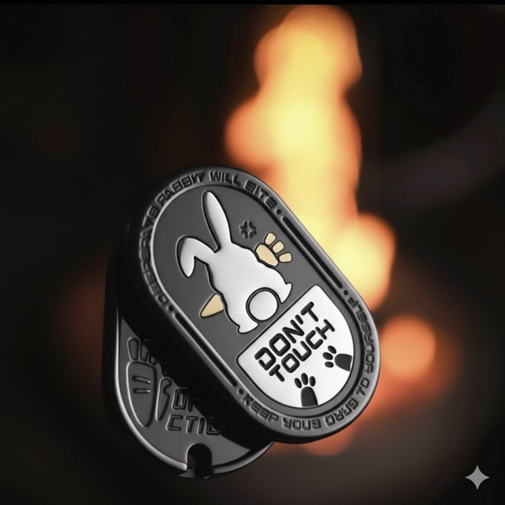 Angry Rabbit - Stainless Steel Black